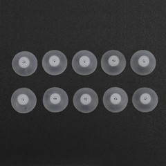 10PCS Hearing Aid Domes Closed Silicone Hearing Aid Ear Tips Detachable Washable