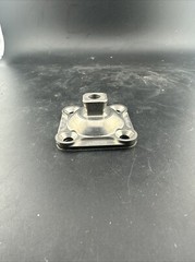Prosthetic 4 hole pyramid prosthetic plate adapter component
