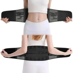 Lower Back Support Brace Adjustable Lumbar Work Belt for Pain Relief Men Women