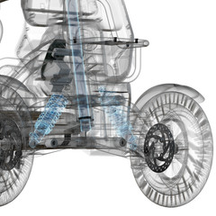 Heavy Duty 4-Wheel Electric Mobility Scooter for Adults w/Cargo Platform 1000W
