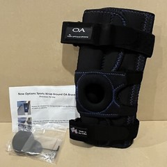 New Options Sports OA WrapAround Hinged Knee Brace Koolflex Right Small