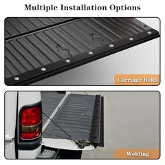 Steel Mounting Channel – Made of High Strength Alloy Steel, 10GA 1 Pcs Black