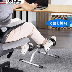 RYGEO Pedal Exerciser Mini Exercise Bike for Leg and Arm Grey-01, GREY