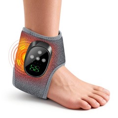 Electric 4 Modes Heated & 4 Vibration Foot Ankle Massager Pain Relief 1800mAh