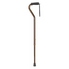 Dmi 502-1300-5455 Adjustable Cane, Offset, 30-19/64In, Bronze
