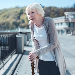 Handcrafted Wood Walking Cane – Lightweight 37.4″ Senior Disability Aid