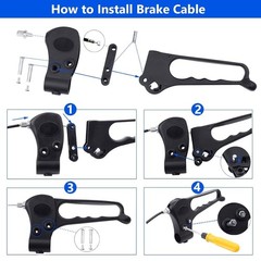 Medline Lumex 4 Wheel Drive Folding Wheelchair Hand Brake Cable 41″ Compatible