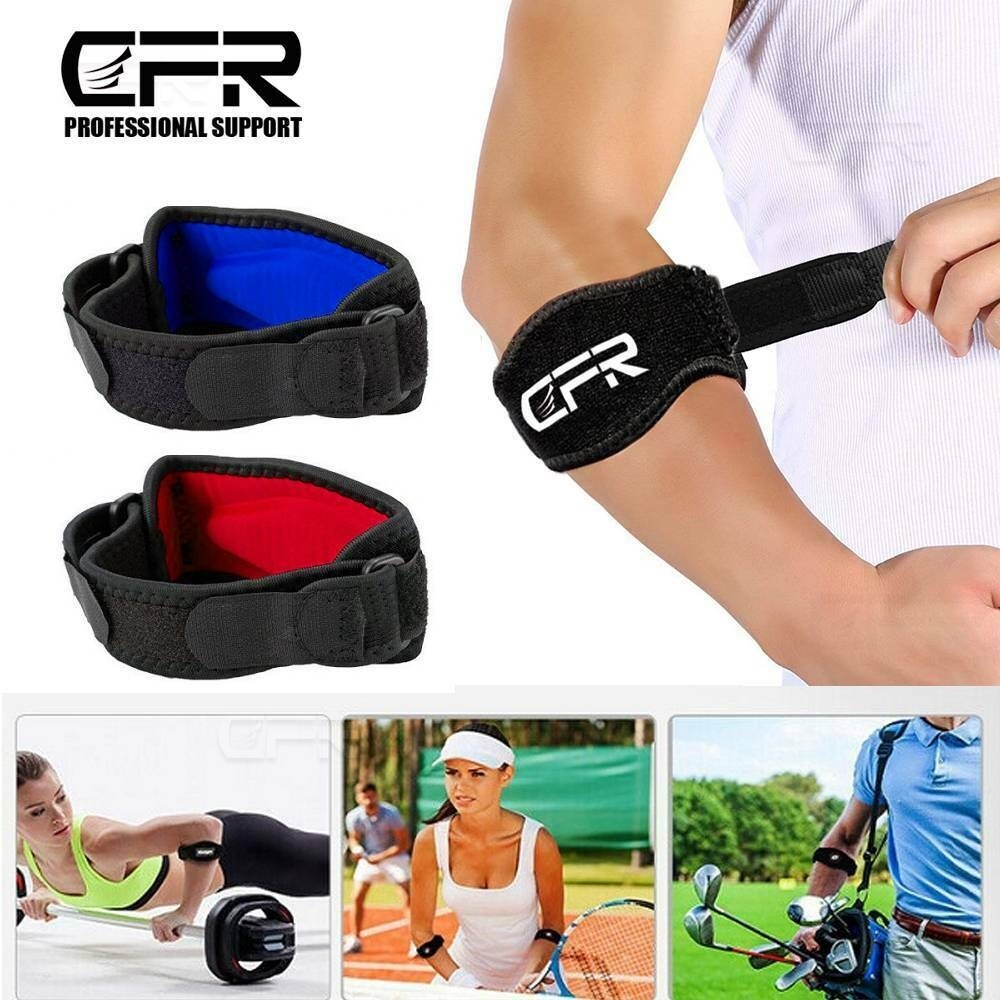 Tennis Elbow Brace Support Arthritis Tendonitis Golfer Arm Joint Pain Band Strap