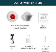 Elderly Safety Call Button – Touch-Controlled & Wall Mount for Caregiver Paging