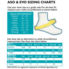 Med Spec ASO Ankle Stabilizer Orthosis Speed Lacer