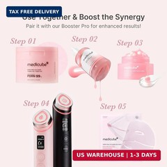 medicube PDRN Pink Peptide Serum with Rose PDRN | Vegan Pink Glow Serum with Pep