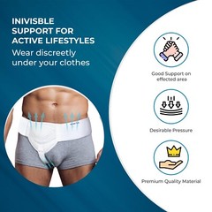 WC Hernia Belt Single! Inguinal Hernia Belt Sold by Manufacturer XS/S-M/L-XL