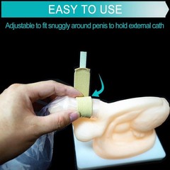Fully Adjustable Male External Catheter Strap – Pack of 10 for Total Security
