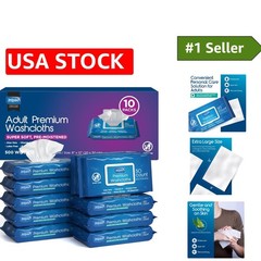 500 Adult Aloe Vera Wipes, 8×12 – Ideal for Cleansing & Incontinence Care