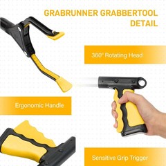 32″ Foldable Reacher Grabber with Strong Magnetic Tip for Seniors, Disabled,