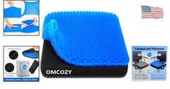 Ultimate Cooling Gel Seat Cushion – Large 18.9 x 17.7 in for Comfortable Seating