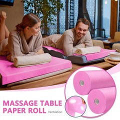 Tudomro 2 Rolls Disposable Non Woven Bed Sheets Massage Table Paper Covers Non W