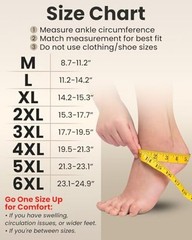 Ankle Compression Sleeve – 1-Pair, Plantar Fasciitis Braces – M Beige / 1 Pair