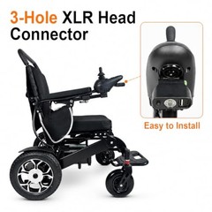 3-Pin XLR Head LED Light for Electric Wheelchairs