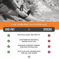 Cho-Pat Dual Action Knee Strap, Provides Full Mobility and Pain Relief for Arthr