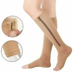 1/3Pairs Open Toe Toeless Compression Socks(15-20Mmhg) for Men and Women Support