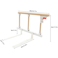 1*Bed Rails Medical Hospital Side Bedside Folding For Seniors Elderly Adults New