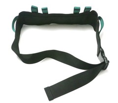 Posey 6537Q Transfer Gait Belt, Black/Green, Extra-Wide Soft Nylon, Washable New