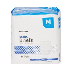 96 McKesson Ultra Heavy Absorbency Adult Disposable Brief Diapers M Tab Closure