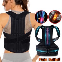 Adjustable Posture Corrector Low Back Support Shoulder Brace Belt for Men Women