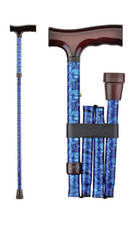 NOVA Folding Cane Blue Waves