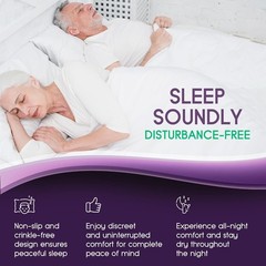 Incontinence Bed Pads – 4 Pack 18” x 24” Reusable Waterproof Mattress Protectors