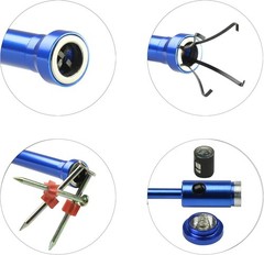 Flexible Claw Grabber Pickup Tool with Magnetic Bright LED Light,24.4in Long Mag