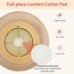 One-Piece Closed Colostomy Bags 20 PCS, DERAYMI 15mm-50mm Cut-to-Fit
