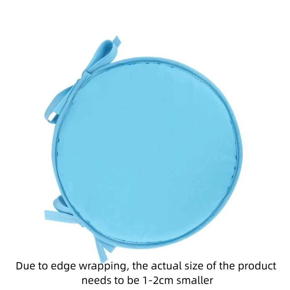 Thickened Sponge Round Chair Pad 30*30CM Washable Stool Cushion Candy Color With