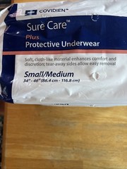 80 Pieces Covidien Ref 1605 Sure Care Unisex S/M Heavy Underwear – Like Attends