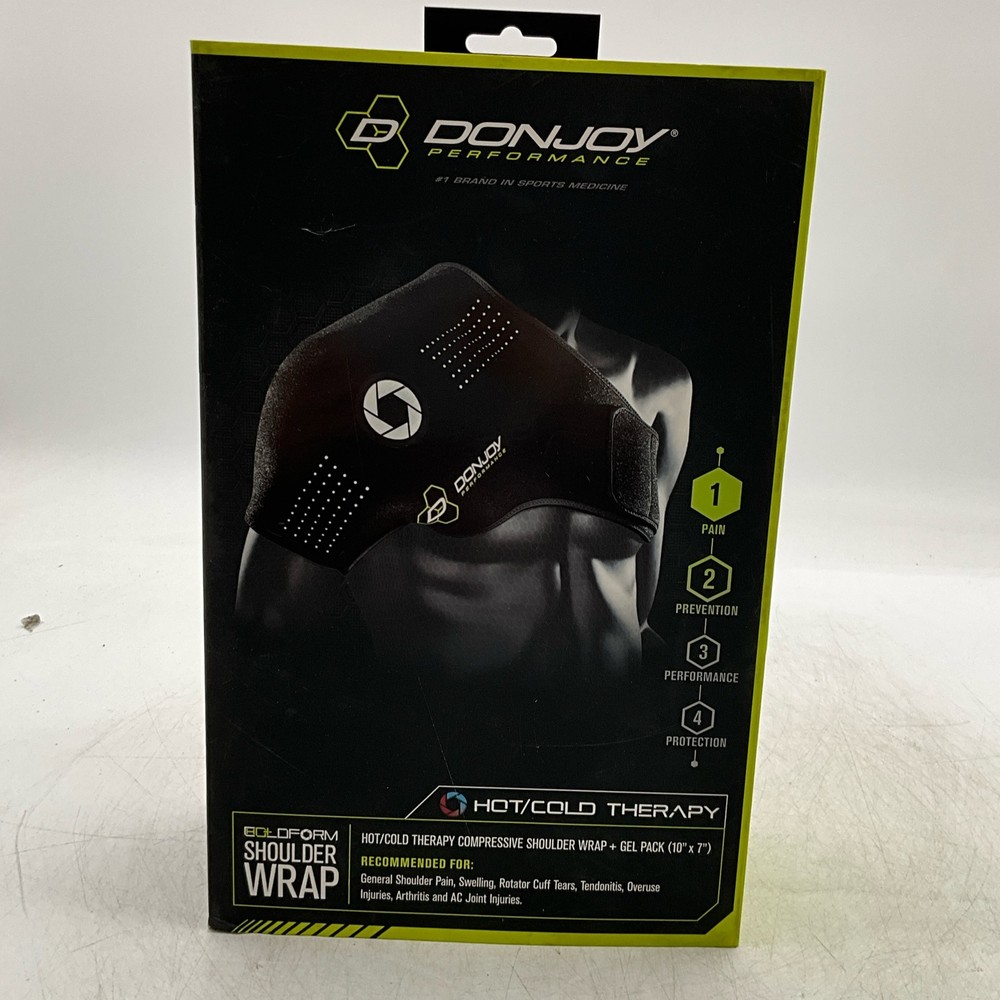 DonJoy Performance Compressive Shoulder Wrap with Gel Pack DP163CT02-PK01 New