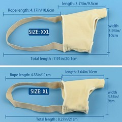 1PAIR Bunion Sock (Beige-XL) Bunionette Sleeves with Built-in Silicon Gel Pads