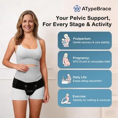 Pregnancy & Postpartum Pelvic Support Belt | Prolapse Relief with Gel Pack | M/L