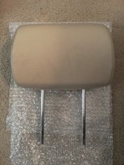 Electric Wheelchair Seat Brown Khaki Head Rest 4-1/4″ inches between rods READ