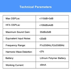 Bluetooth Bone Conduction Hearing Aid For Elderly Seniors Noise Reduction