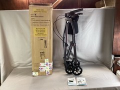 Able Life Space Saving Lightweight Folding Rollator Black Walnut 4250-BW