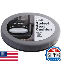 HealthSmart 360° Swivel Seat Cushion Chair Assist – Elderly Twisting Disc Gray