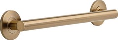 Delta 18-inch Shower Grab Bar ADA Safety Handle Champagne Bronze 450 lb Capacity