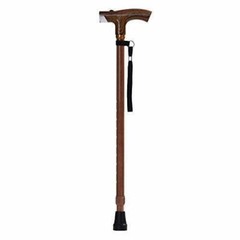6 Pack Comfort Axis Walking Cane or Stick Stretchable Elastic Wrist Straps Black