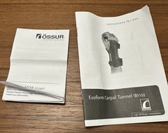 Ossur Exoform Wrist Brace Carpal Tunnel Left Hand Size Medium Black New In Box