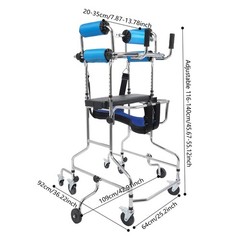 Walking Aid Patients Rehabilitation Walking Aid 100kg-Load Adult Standing Walker