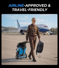 PAISEEC Mobility Scooter for Seniors 32LB Ultra Lightweight Airline Approved USA