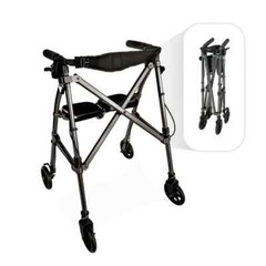 Able Life Space Saver Rollator, Lightweight Folding Mobility Rolling Walker