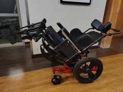 Ki Focus CR Tilt In Space Manual Wheelchair Elevating Leg Rests Adult Stroller