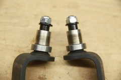 PAIR Caster Forks for Quickie Q700M Power Chairs — for 6″ Wheels Tires